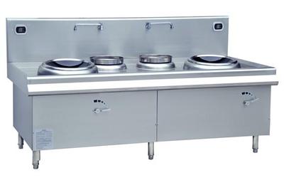 电磁双头双尾炒炉