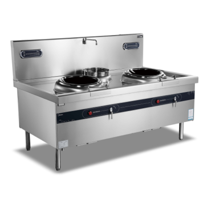 电磁双头单尾炒炉